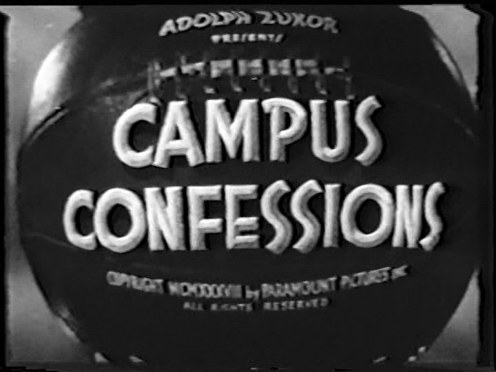 Campus Confessions 1938 William Henry,Betty Grable region free DVD