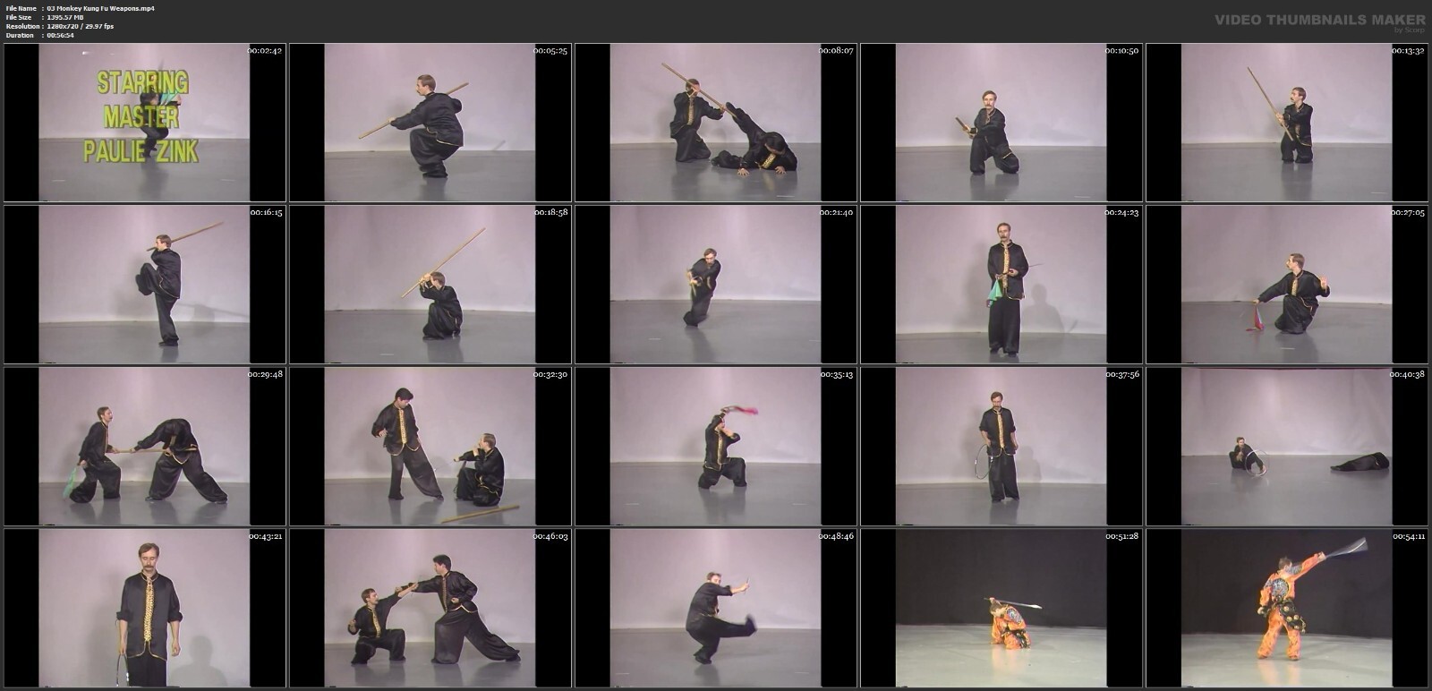 Monkey Kung Fu starring Paulie Zink (8 DVD Set)