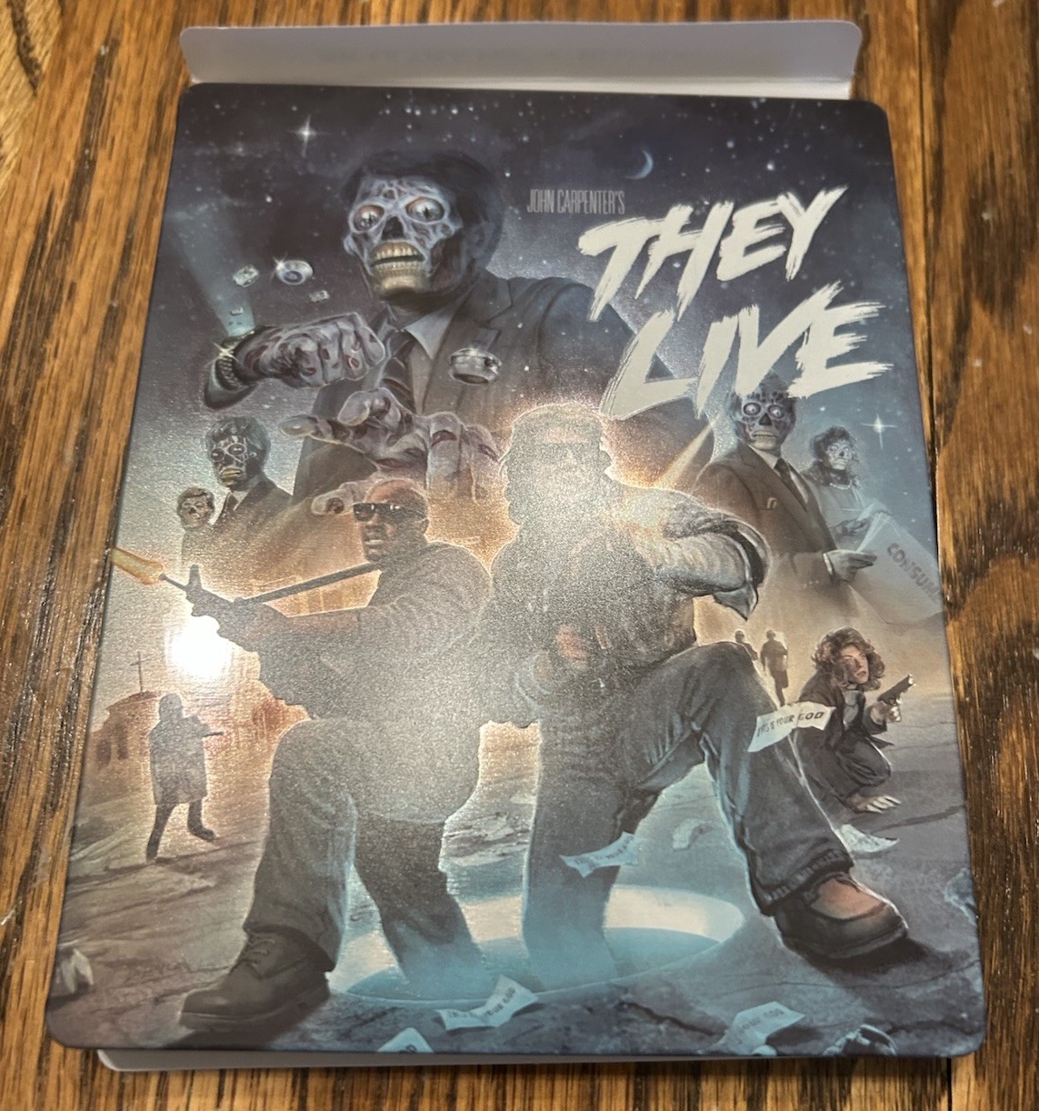 They Live Limited Edition Steelbook 4K Ultra HD + Blu-ray Roddy Piper