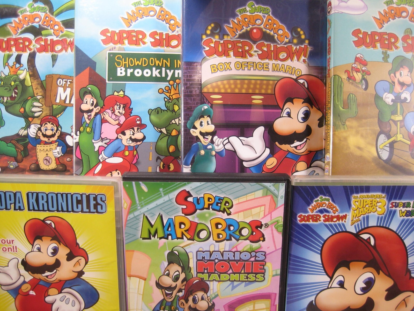 DVD Lot Super Mario Brothers movies Box Office Off the Map Brooklyn Mix +