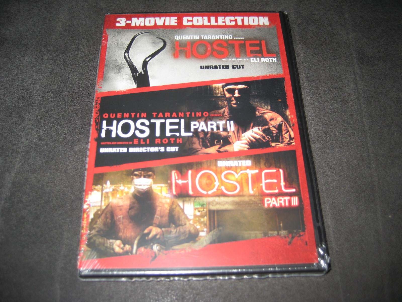 3-MOVIE COLLECTION HOSTEL / HOSTEL 2 / HOSTEL 3 (DVD 2022) BRAND NEW – NR – WS