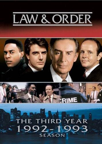 Law and Order – The Third Year (1992-1993 Season) – DVD – GOOD