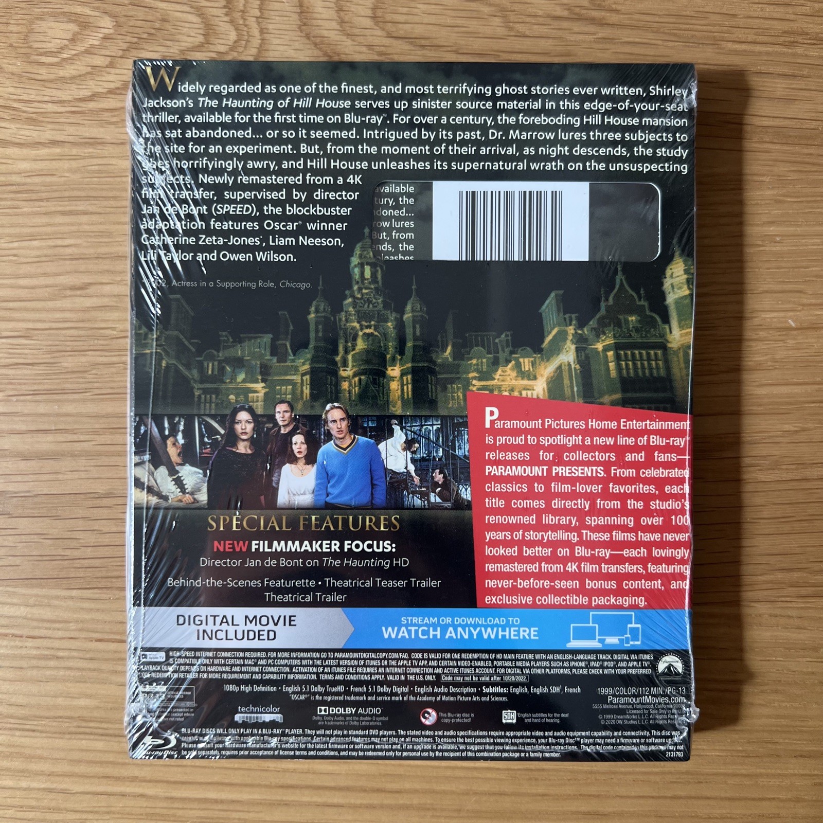 The Haunting (Paramount Presents) [New Blu-ray] w/ Slipcover