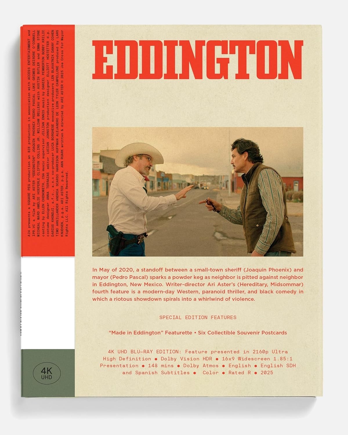 Eddington Ari Aster (Director), Joaquin Phoenix (Actor), Pedro Pascal (Actor) R