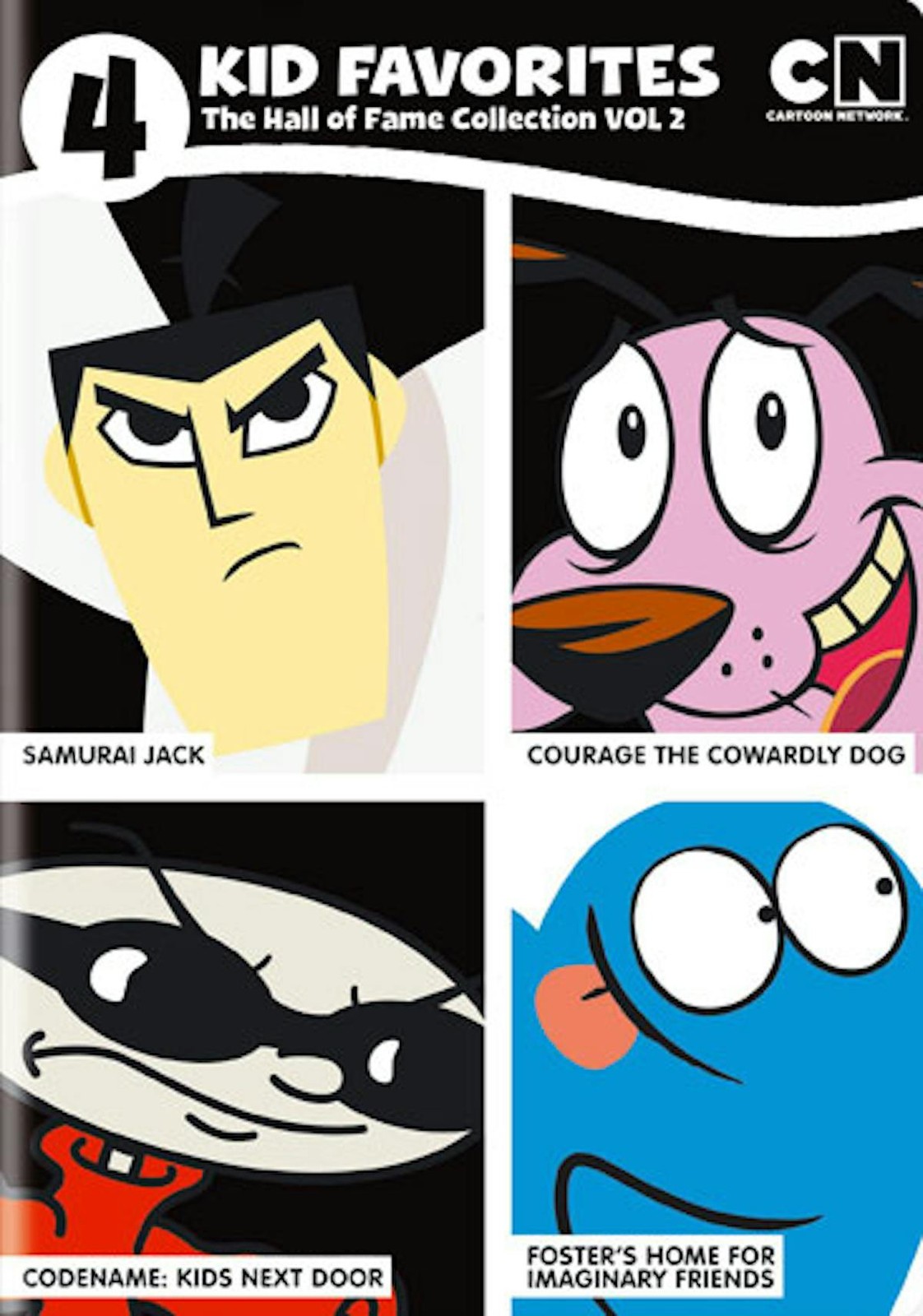 4 Kid Favorites Cartoon Network Hall of Fame Vol. 2 DVD NEW