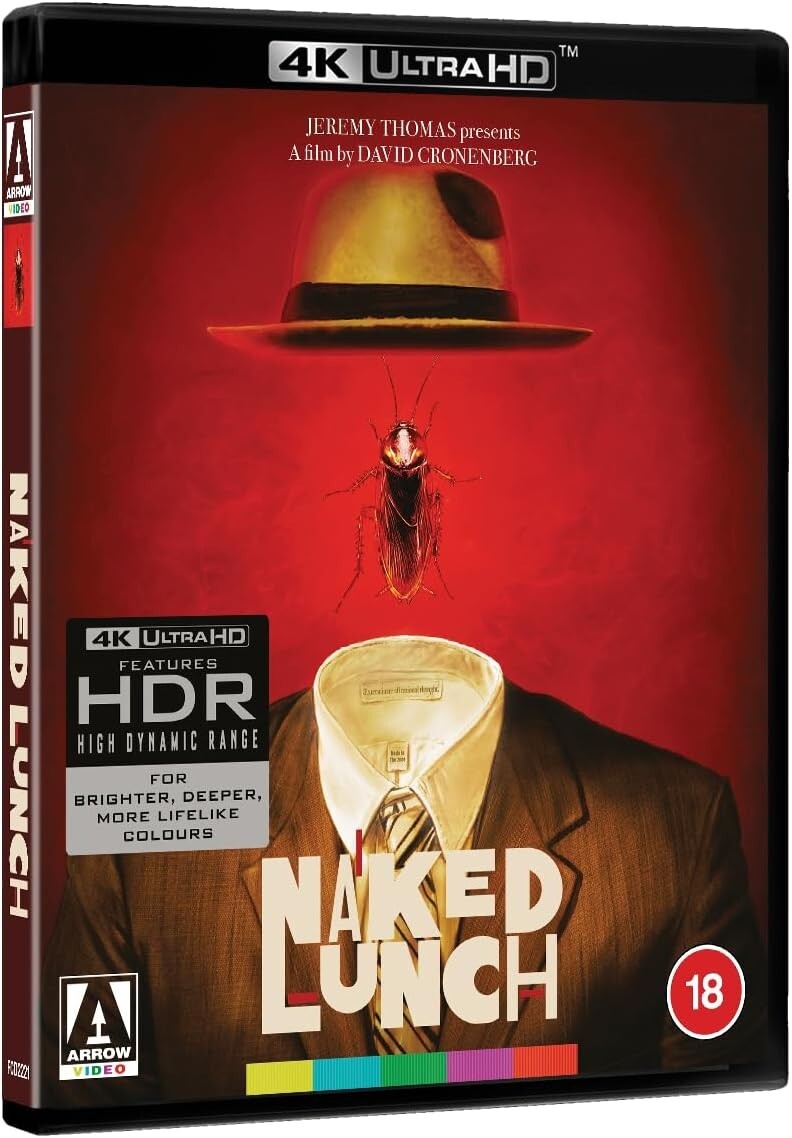 NAKED LUNCH (1991) 4K UHD Blu-Ray Standard Edition NEW (USA Compatible)