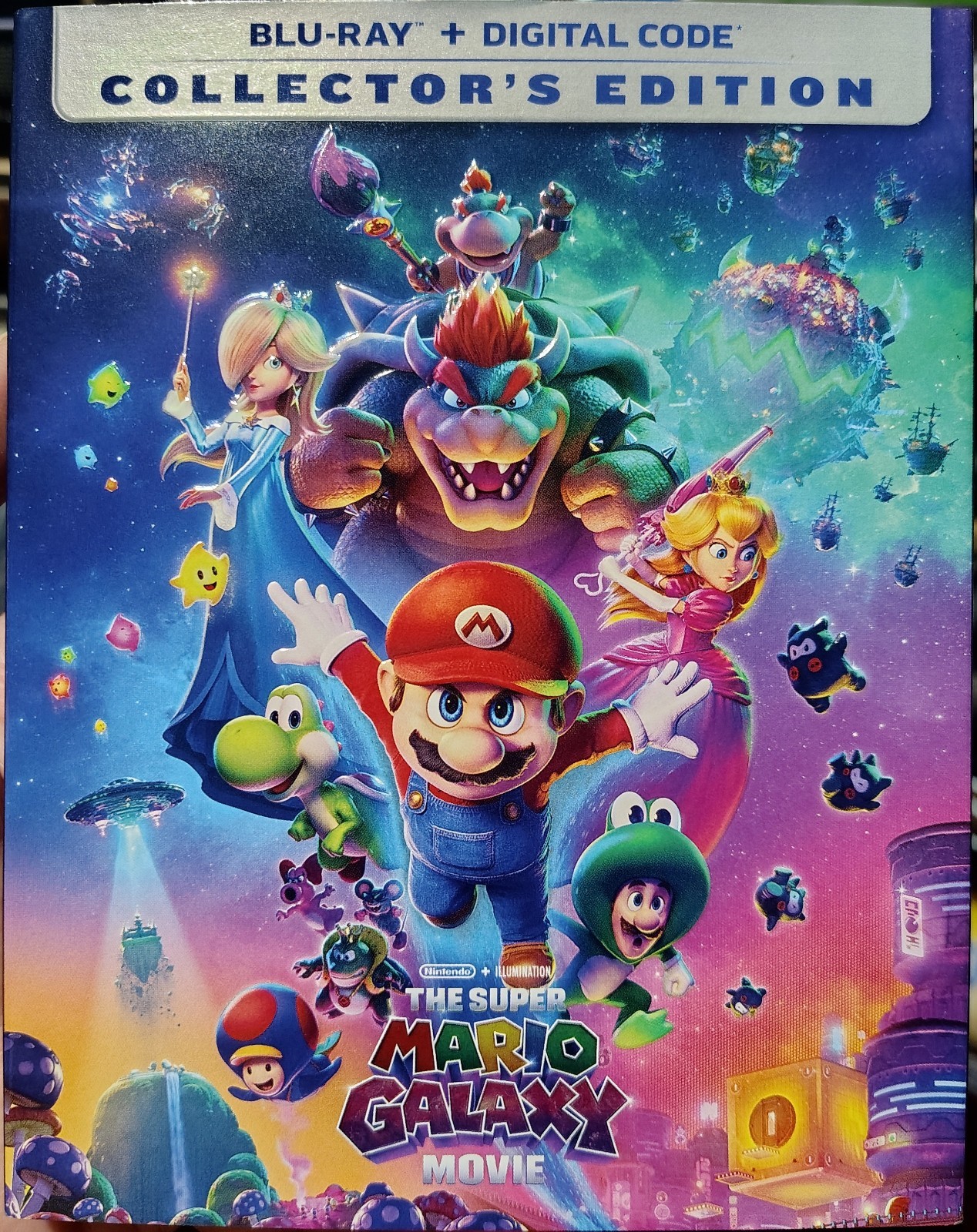 The Super Mario Galaxy Movie (Blu-ray + Digital, 2026) NEW W/SLIPCOVER