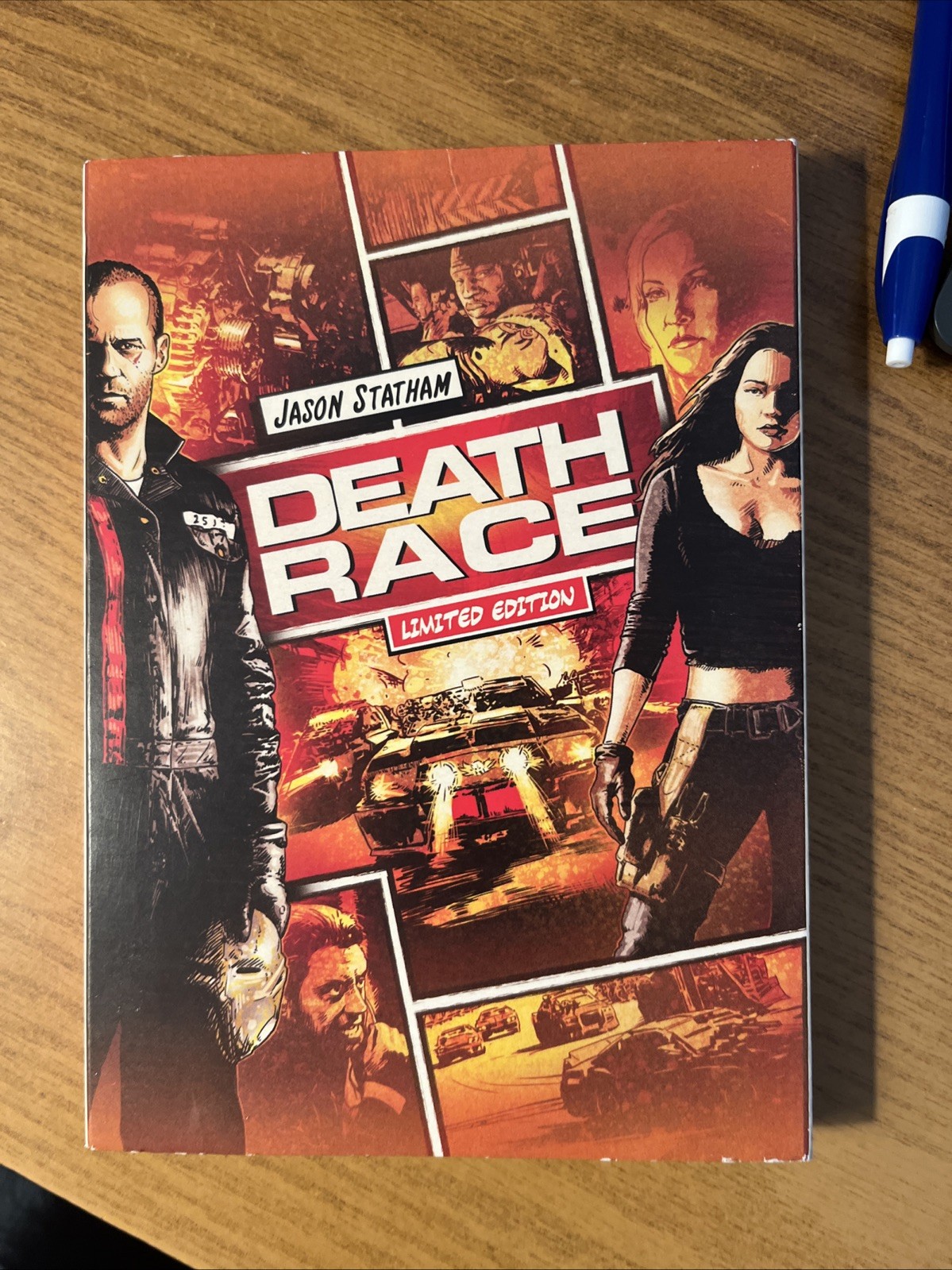 Death Race (DVD, 2008, Limited Edition) Jason Statham, Tyrese Gibson NEW