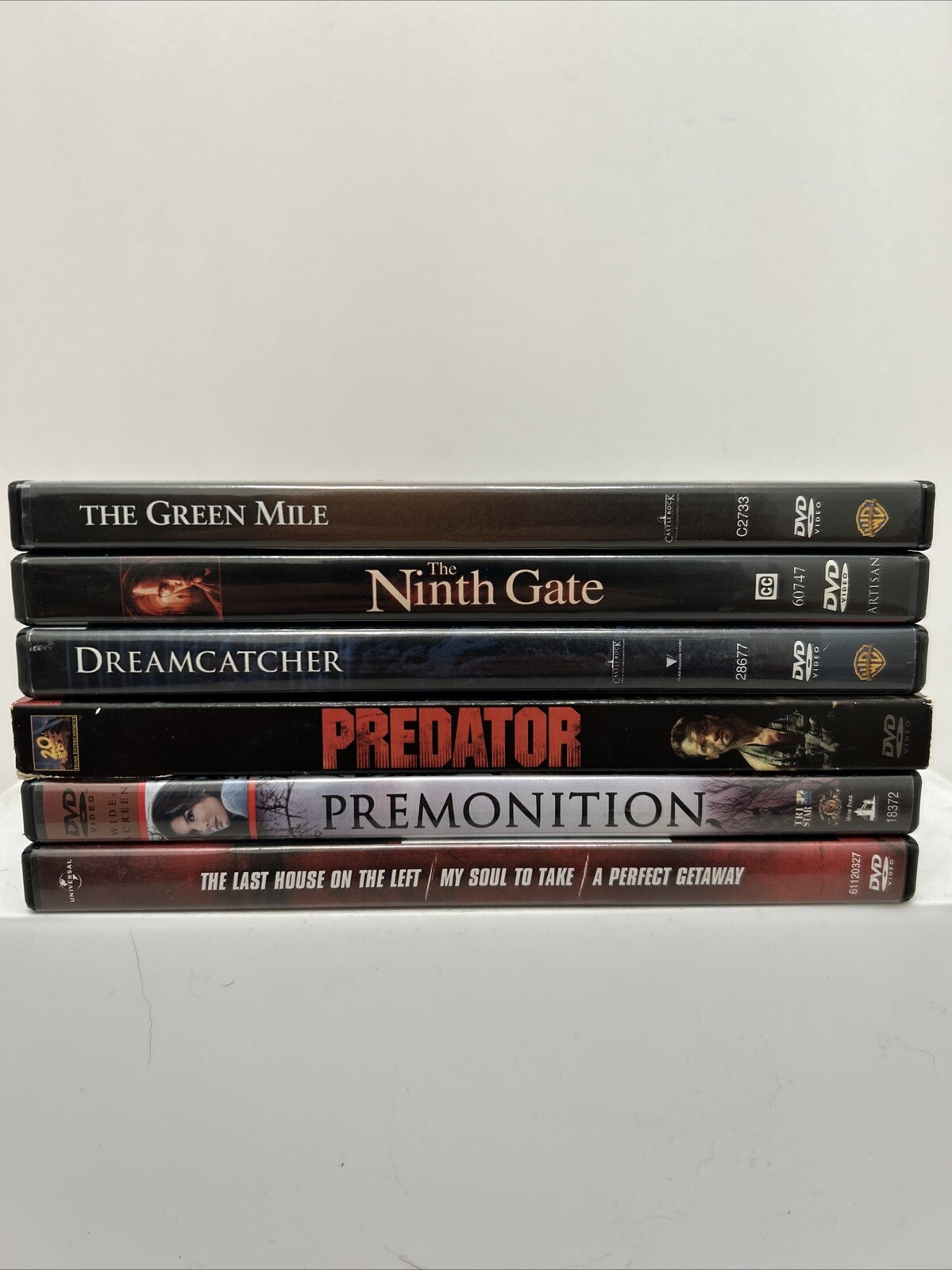 🔥LOT OF 8 – HORROR/THRILLER DVDS