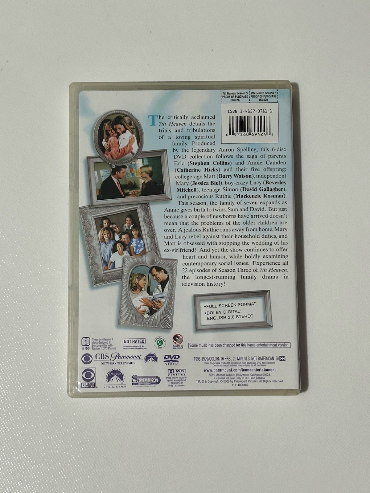 7th Heaven: DVD Complete Seasons 1 2 3 4 5 6 (new) 7 (new) 8 (new) 10 11