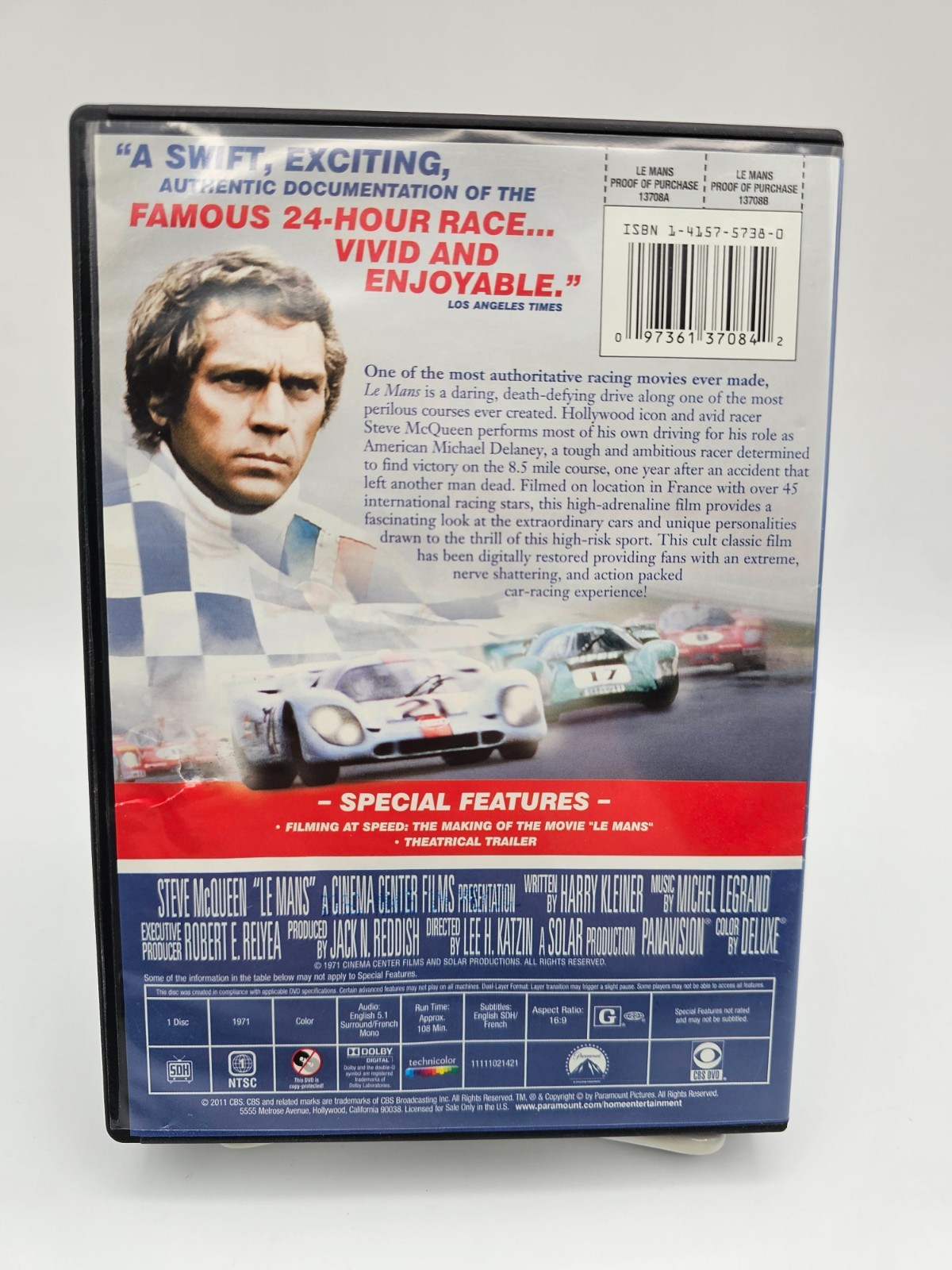 Le Mans (DVD, 1971) Steve McQueen