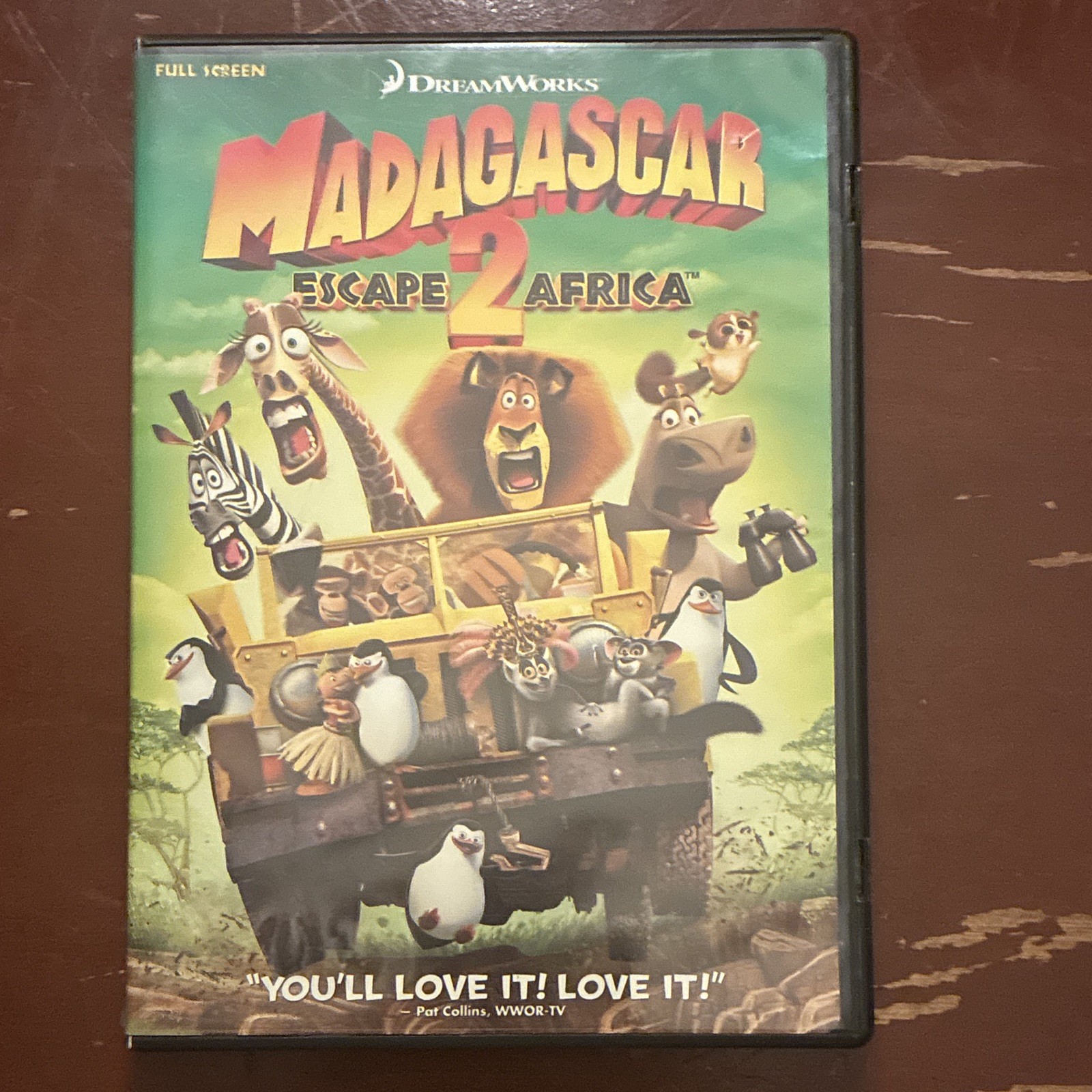 DreamWorks Madagascar: Escape 2 Africa DVD 2009 PG Full Screen NTSC 89 min