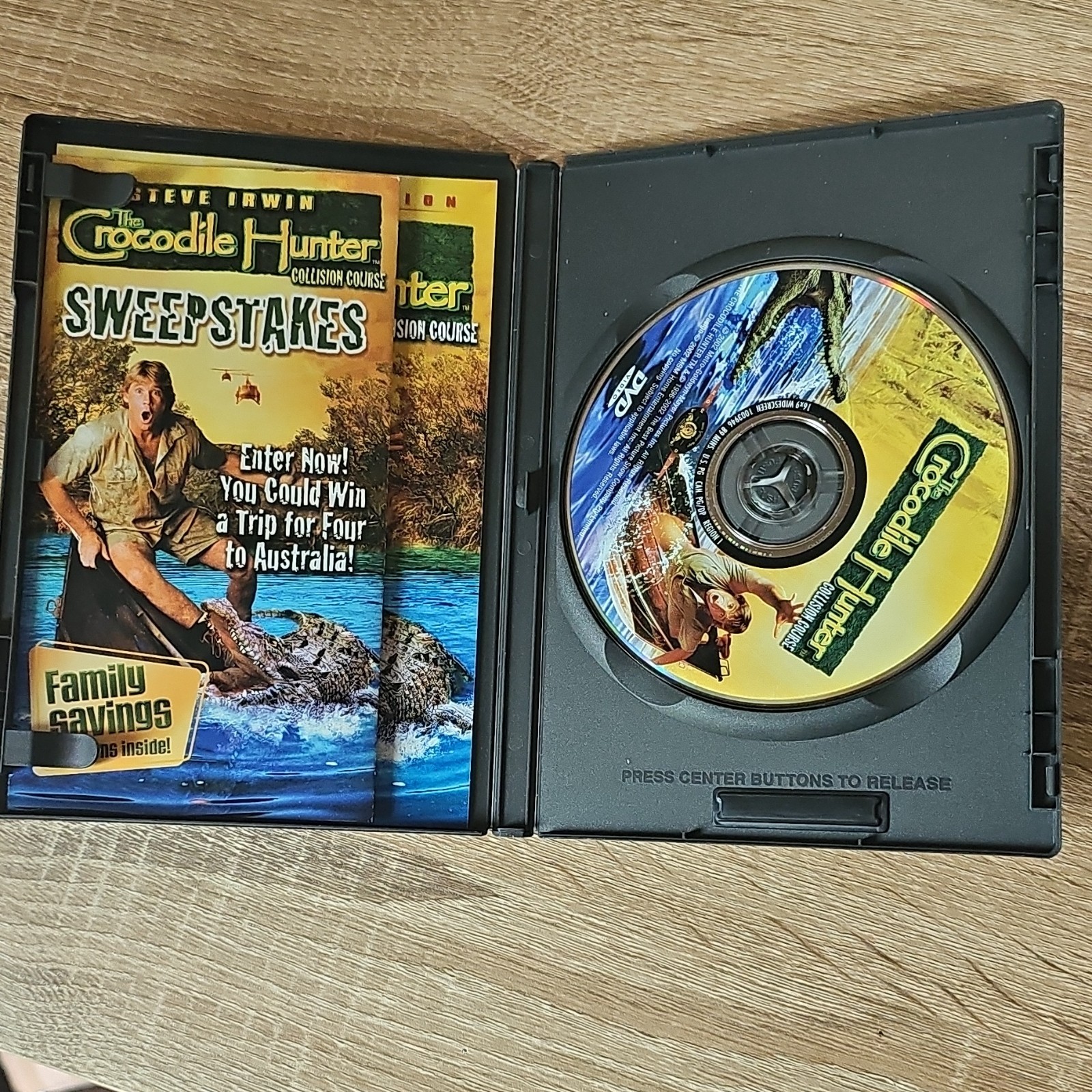 The Crocodile Hunter: Collision Course Special Edition DVD 2002 MGM 89 Min