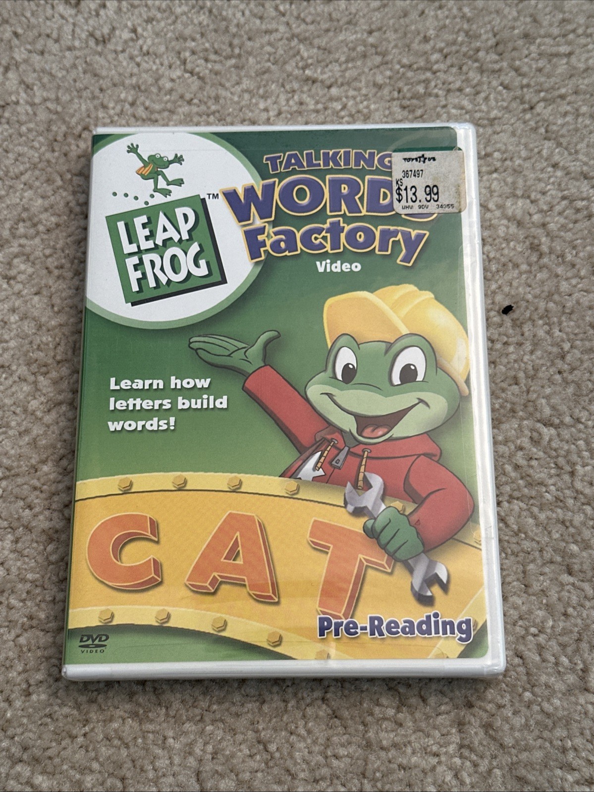 🔵Talking Words Factory (DVD) Kids Family Leap Frog 2003 Vintage NEW SEALED