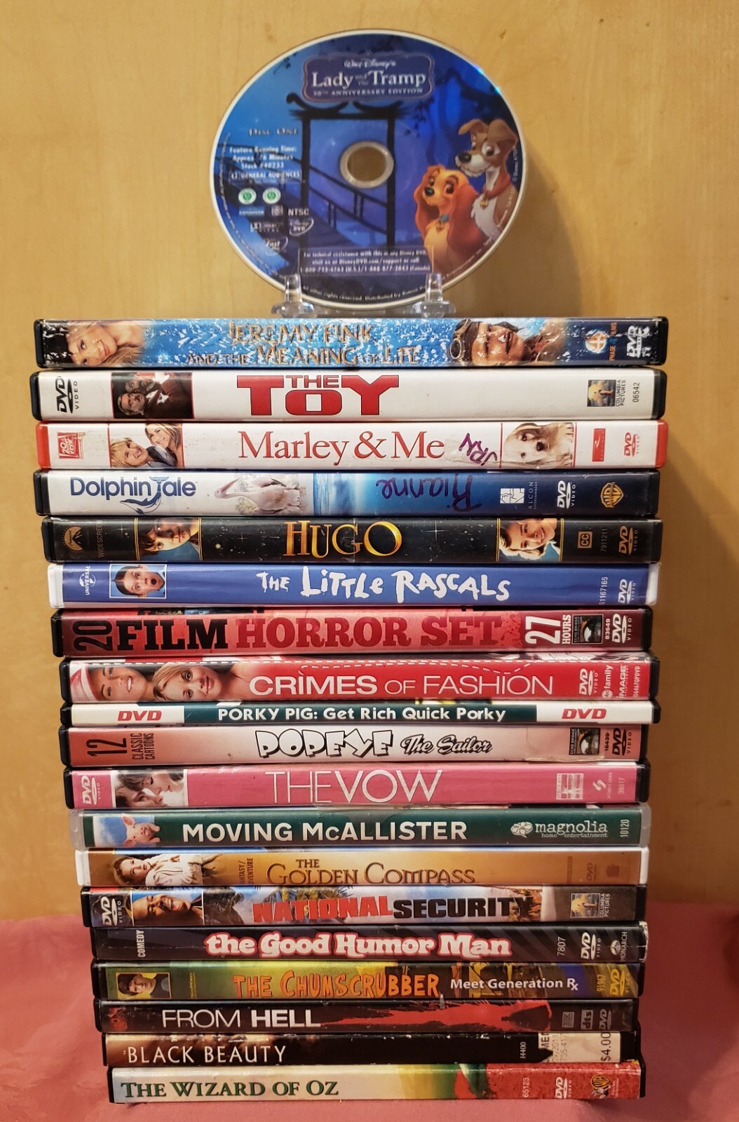 DVDs 20 MIX Movie LOT PG, G, R, PG13 Kids Romance Horror Comedy Classic UNTESTED