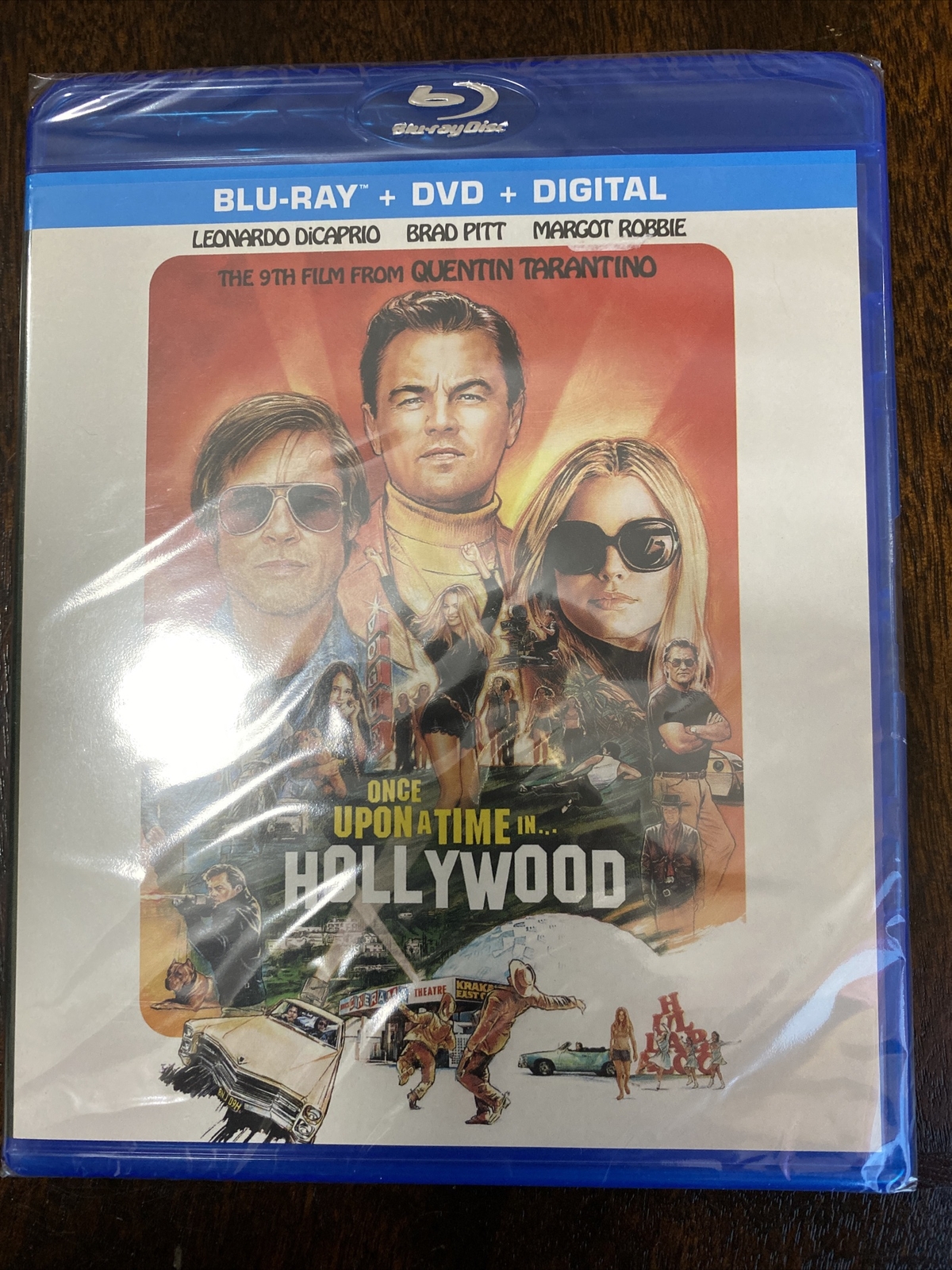 BRAND NEW SEALED ONCE UPON A TIME IN HOLLYWOOD BLU-RAY + DVD + DIGITAL