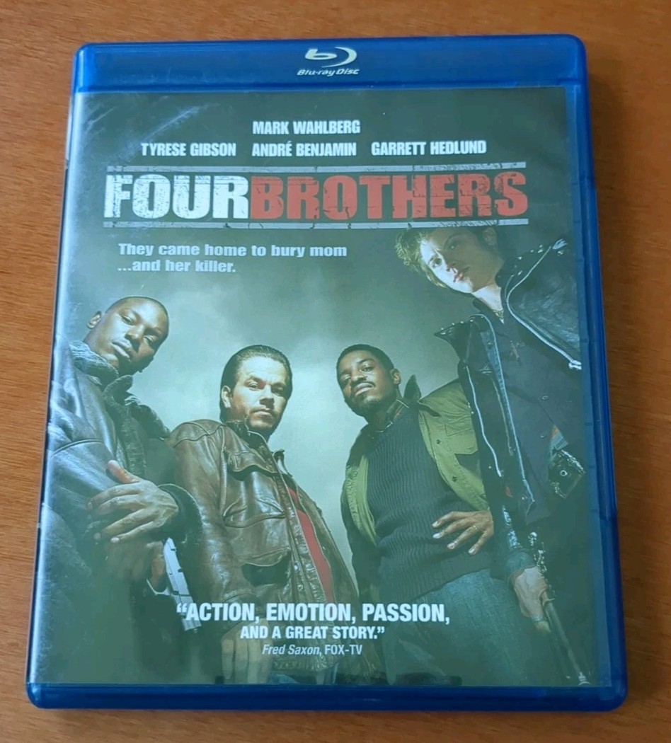 Four Brothers Blu-ray Mark Wahlberg Tyrese Gibson Andre Benjamin Garrett Hedlund