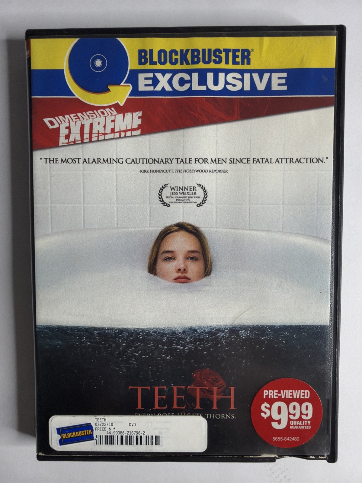 Teeth DVD Blockbuster Video Exclusive Jess Weixler Dimension Extreme OOP