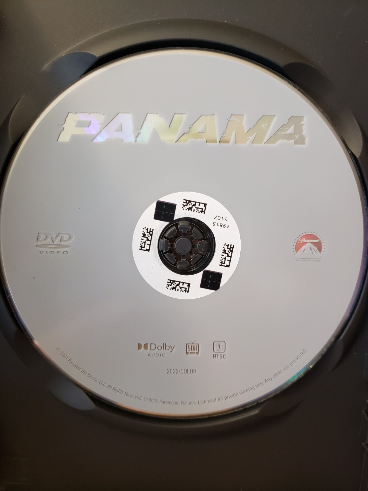 Panama (DVD, 2022) disc only – no art – #2365