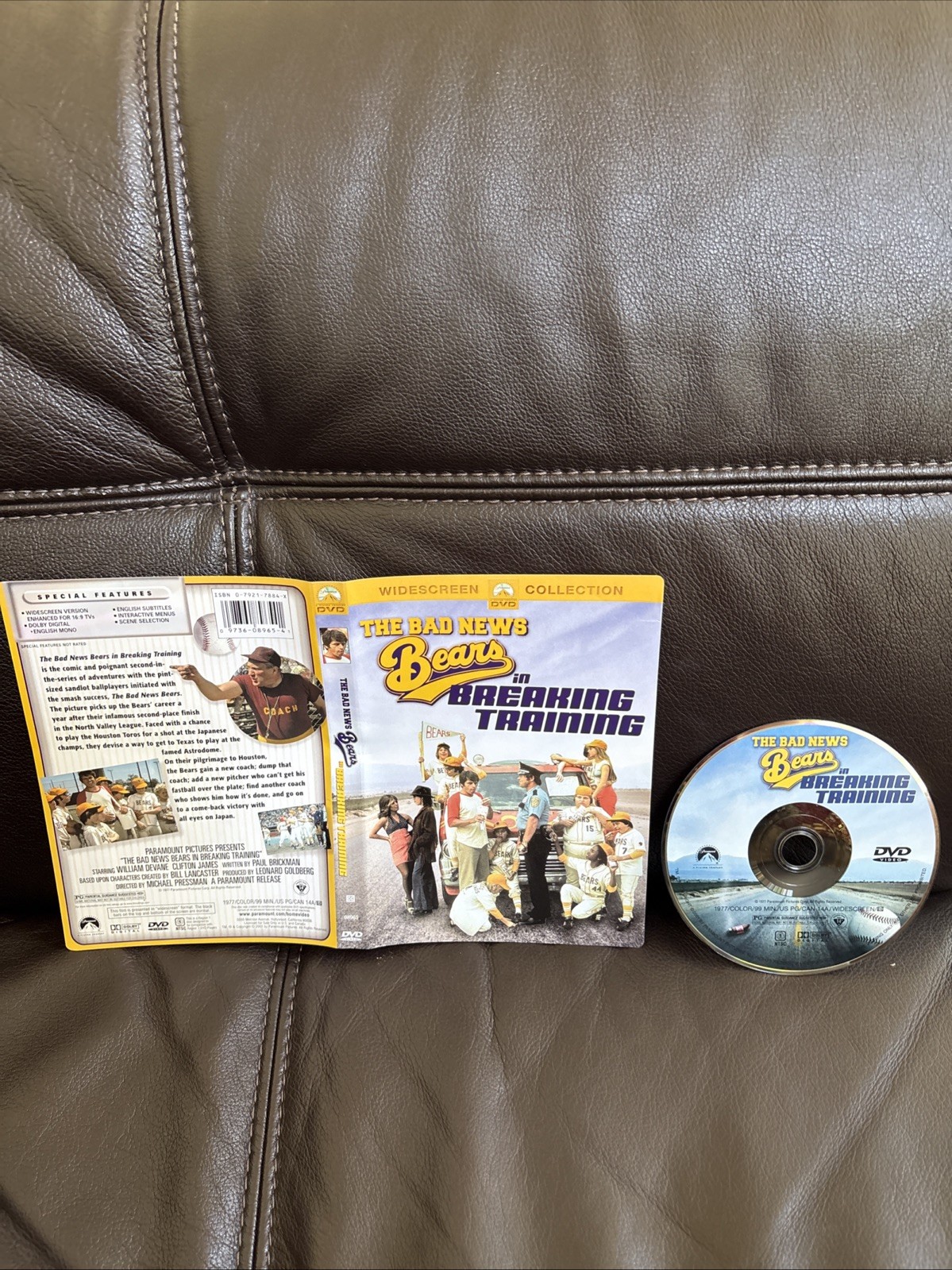 The Bad News Bears in Breaking Training (DVD, 1977) No Case, Disc + Art Only