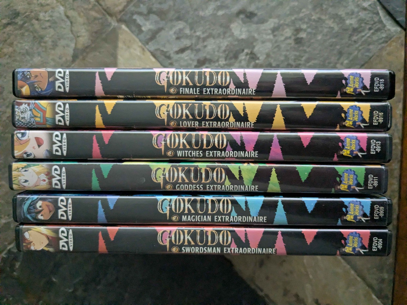 Official Release Gokudo Complete Anime Series Dvd Volumes 1 2 3 4 5 6 Excellent