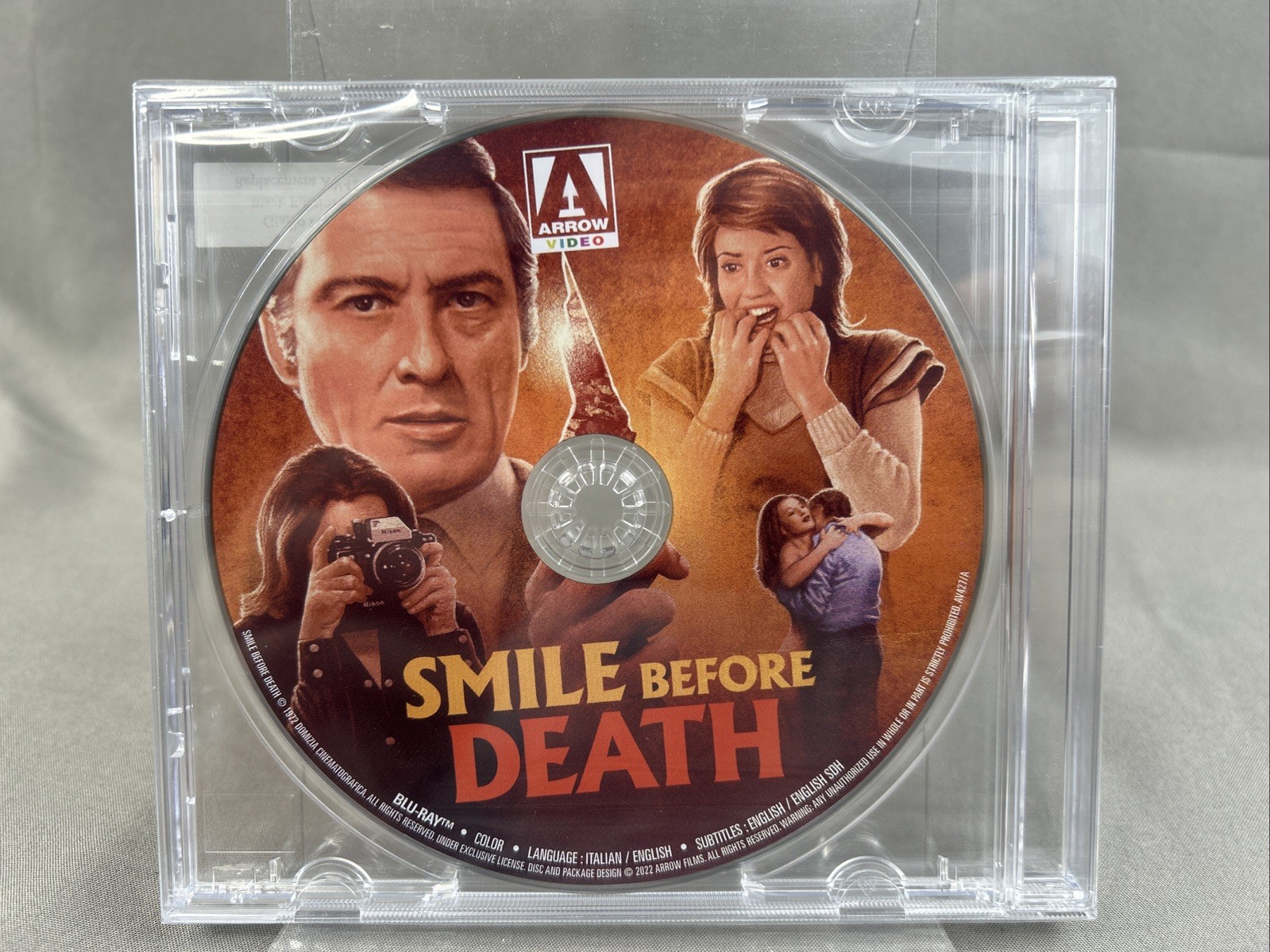SMILE BEFORE DEATH 1972 (Blu-ray 2022) Arrow Video Giallo REPLACEMENT DISC ONLY