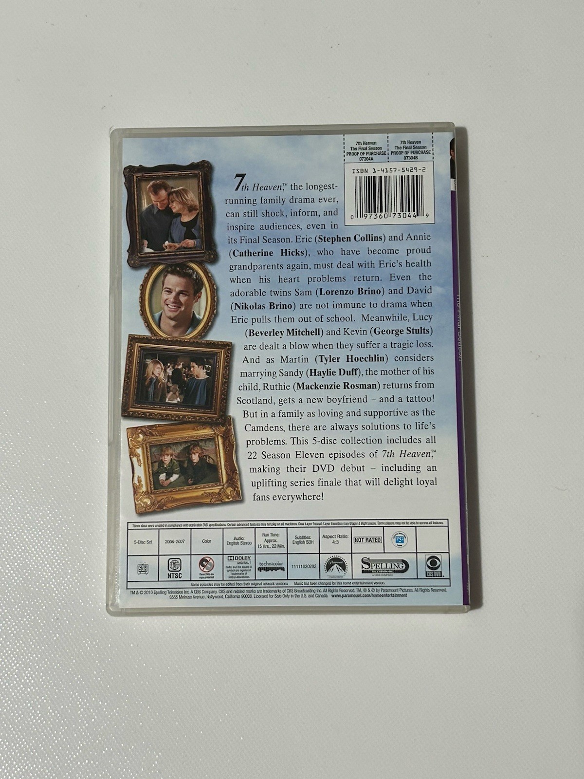 7th Heaven: DVD Complete Seasons 1 2 3 4 5 6 (new) 7 (new) 8 (new) 10 11