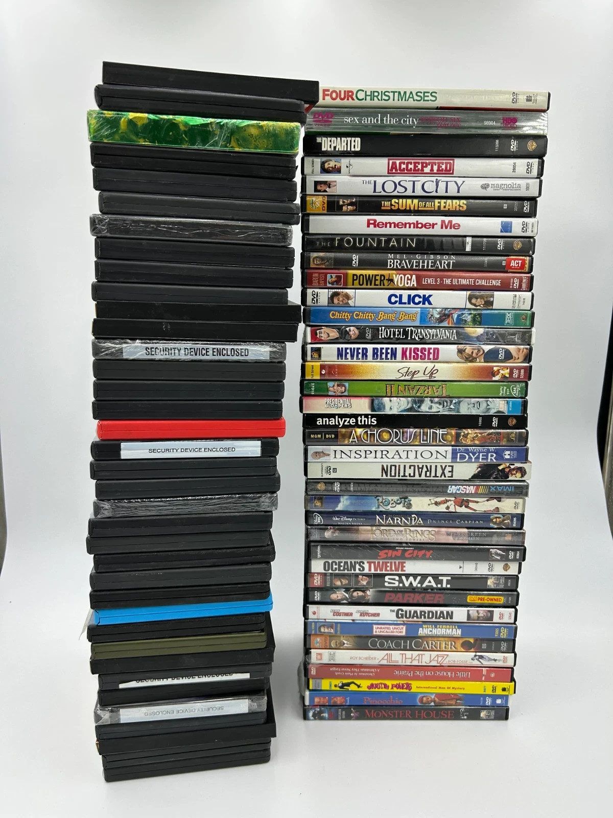 BULK Lot of 75 DVD MOVIES (RANDOM MIX GOOD CONDITION) cheap dvd