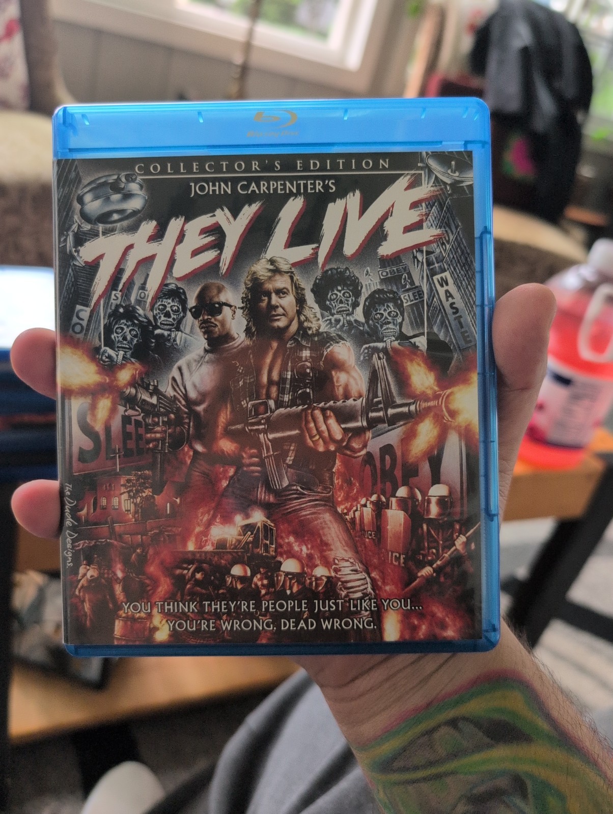 Scream Factory They Live Collector’s Edition Blu-ray John Carpenter Sci-Fi