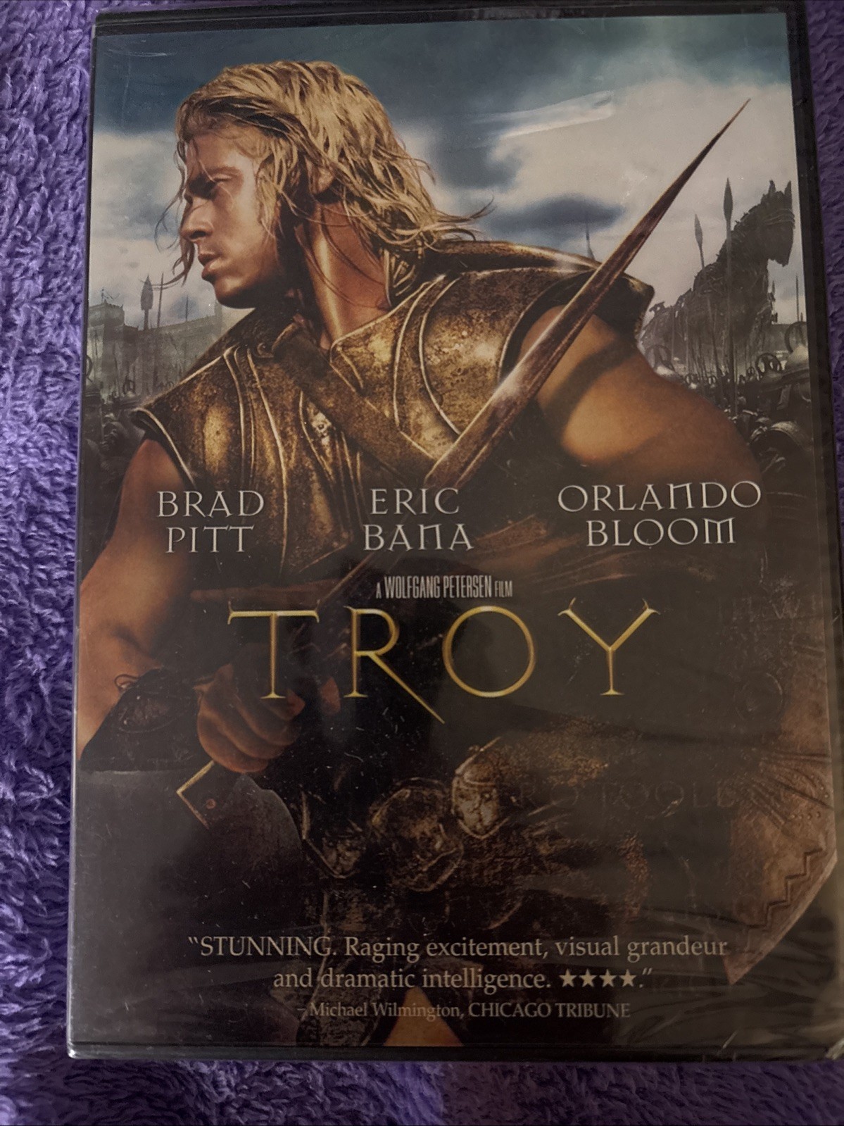 Troy DVD Starring Brad Pitt, Eric Banana, Orlando Bloom New Sealed