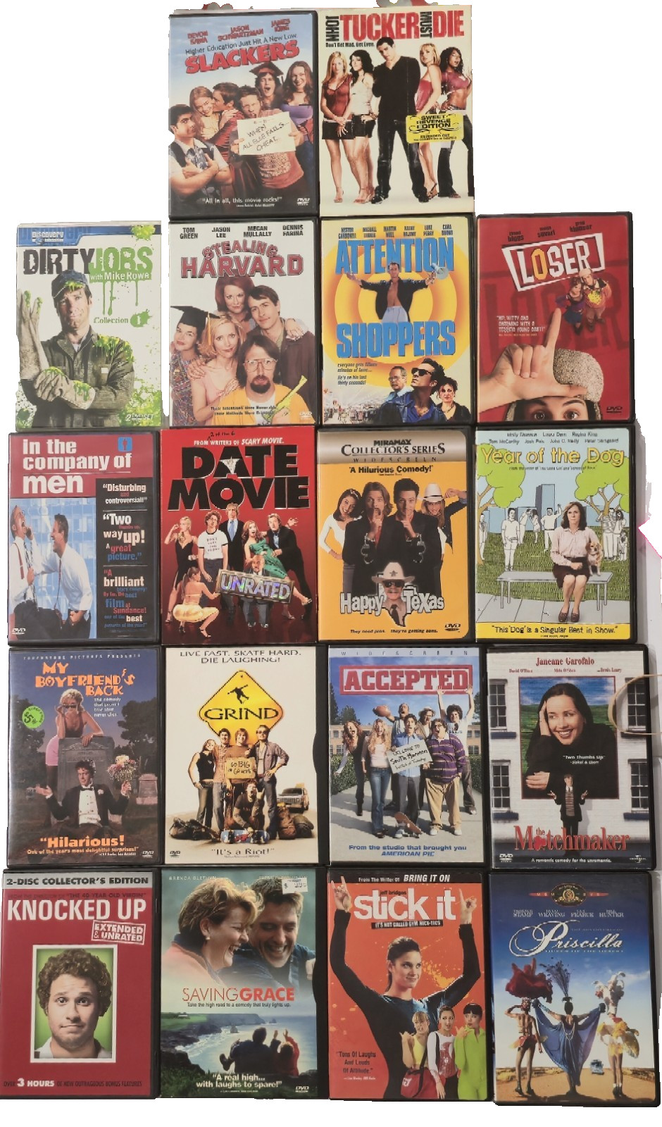 DVD Lot 18 Movies Comedy Romance Mint Condition 20 Discs Collection Bundle Like
