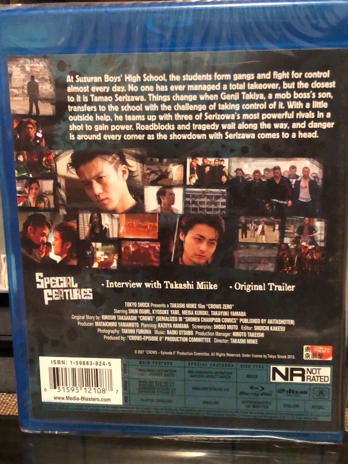 Crows Zero (Blu-ray Disc) Takashi Miike, Takayuki Yamada, Meisa Kuroki, NEW!