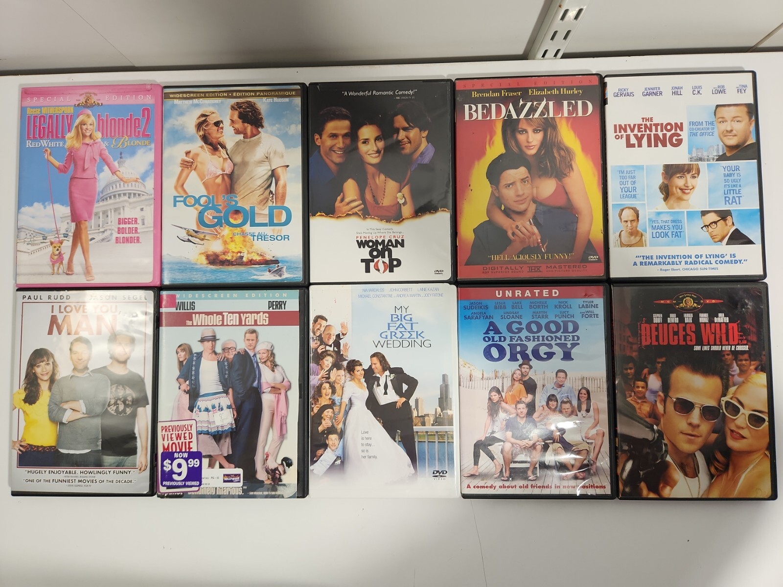 Lot Of 10 Comedy DVDs DVD Lot Various Titles All Tested Work