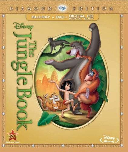 The Jungle Book (Two-Disc Diamond Edition: Blu-ray / DVD + Digital Copy) – GOOD