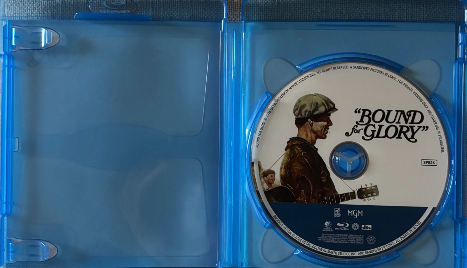 BOUND FOR GLORY, LIKE NEW! DAVID CARRADINE AS WOODY GUTHRIE