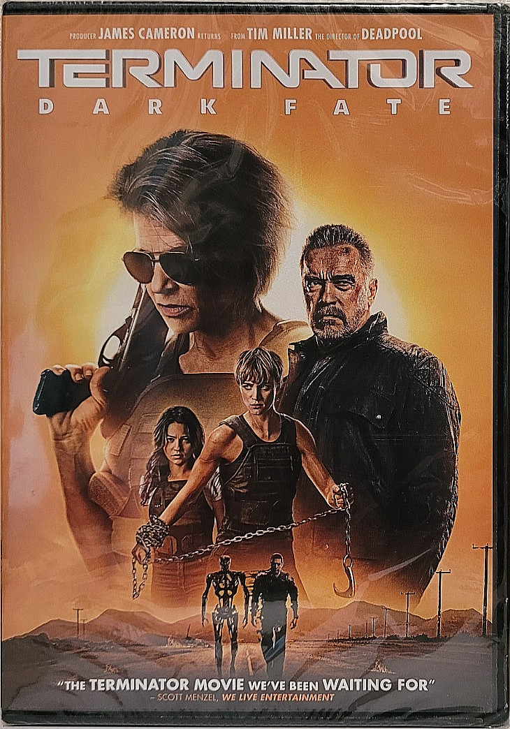 Terminator: Dark Fate (DVD, 2019) Arnold Schwarzenegger – New, Sealed!