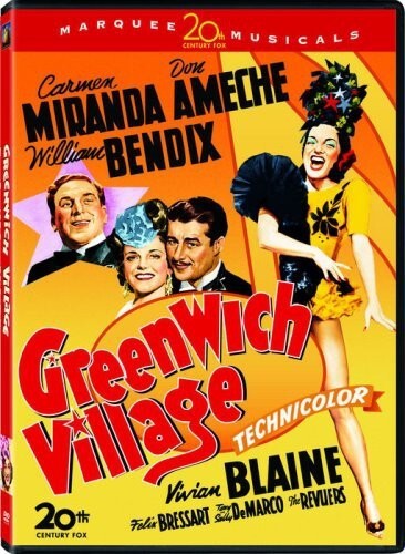 Greenwich Village (DVD, 1944) Carmen Miranda **Good+**