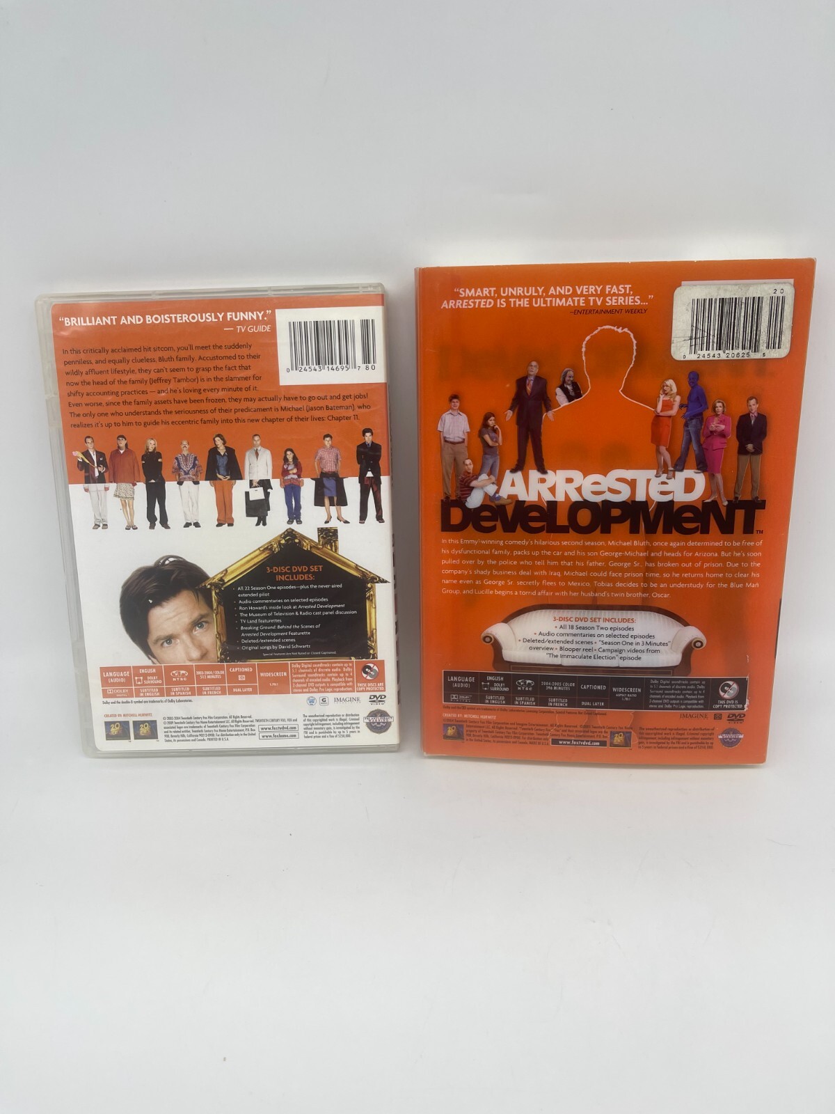 Arrested Development The Complete Season 1 & 2 Box Sets Free Shipping