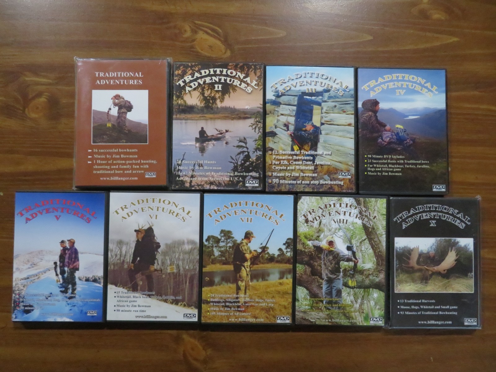 TRADITIONAL / STICKBOW/ BAREBOW / RECURVE HUNTING DVDs; U Pick / CHOOSE. Sports.
