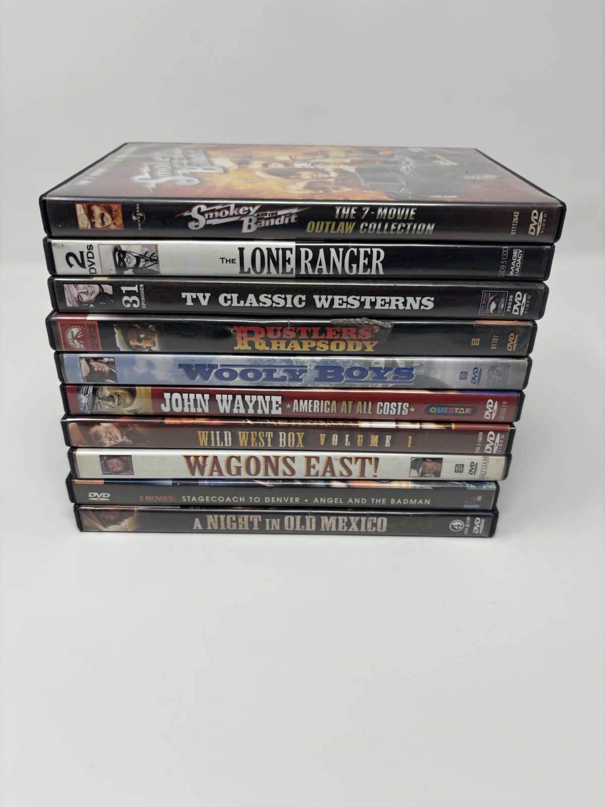 Western Lot Of 10 DVD Movies/ Tv Series