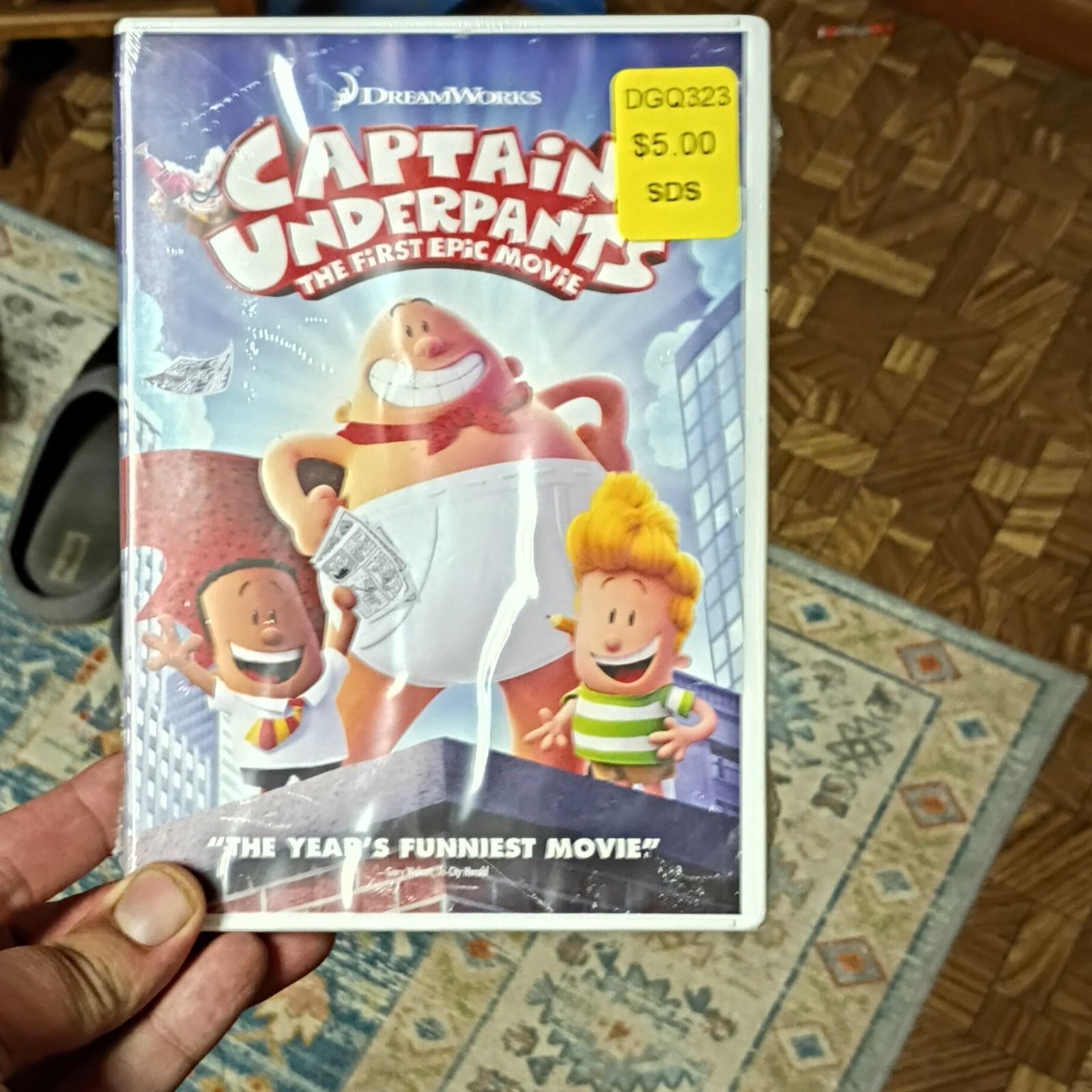 DreamWorks Captain Underpants: The First Epic Movie DVD PG 89 min Bonus