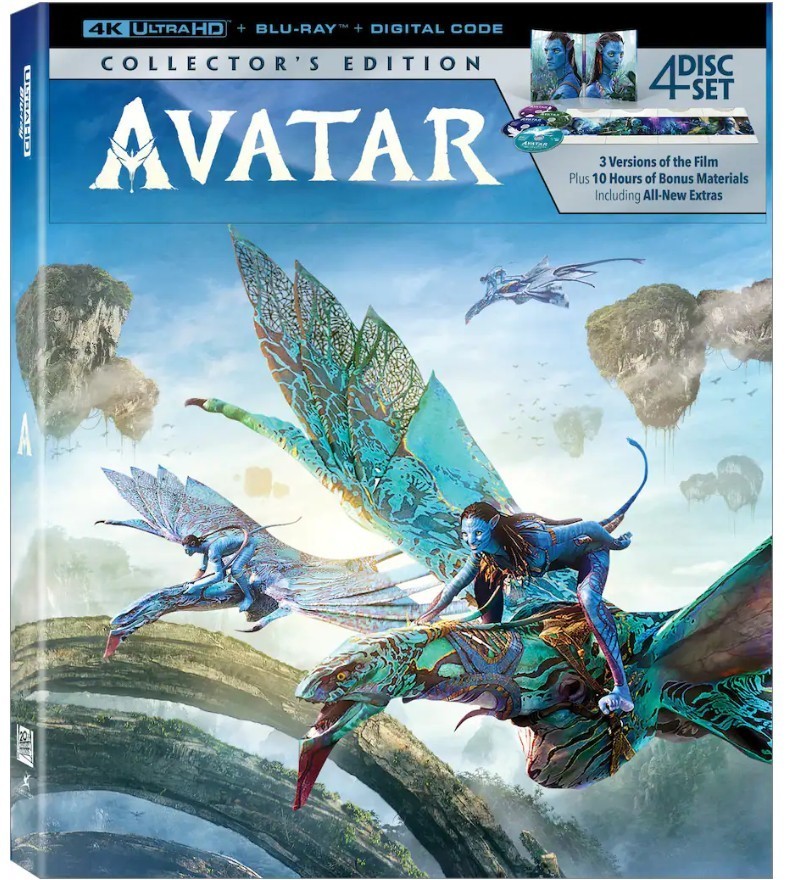 Avatar (2009, 4K UHD + Blu-ray, 4-Disc Collector’s Edition)