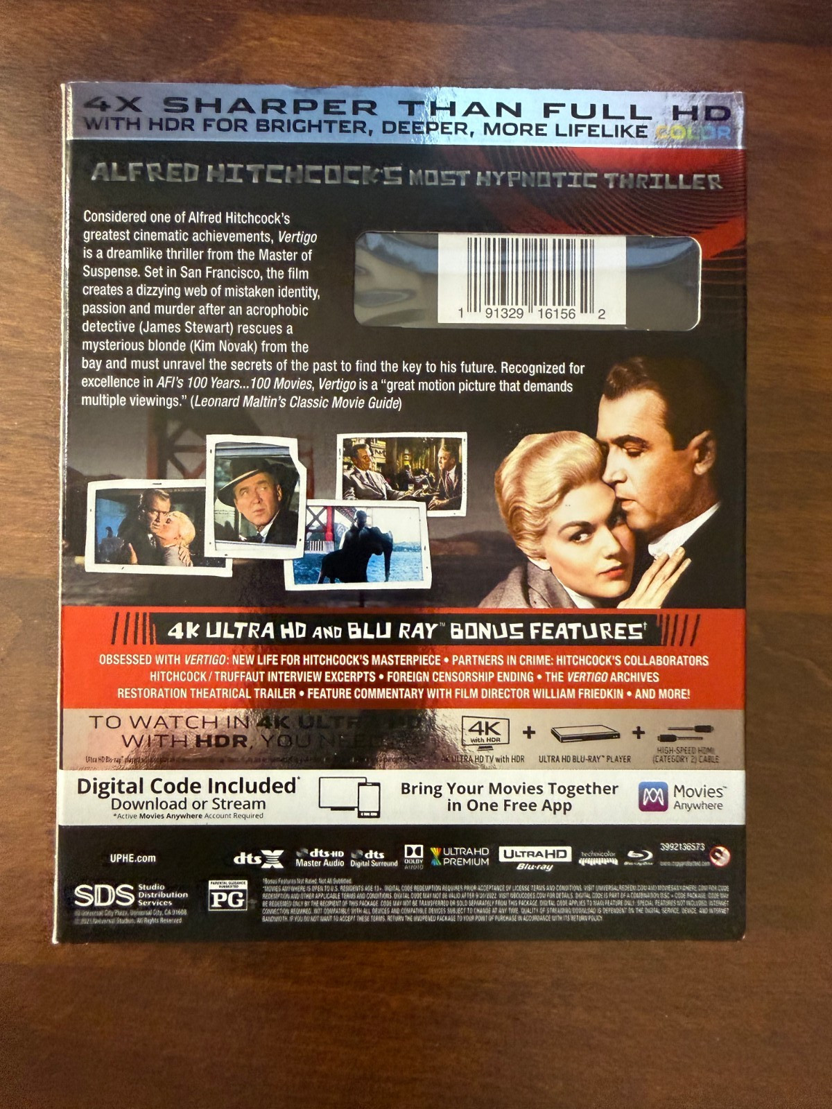 Vertigo (4K) W/Slipcover