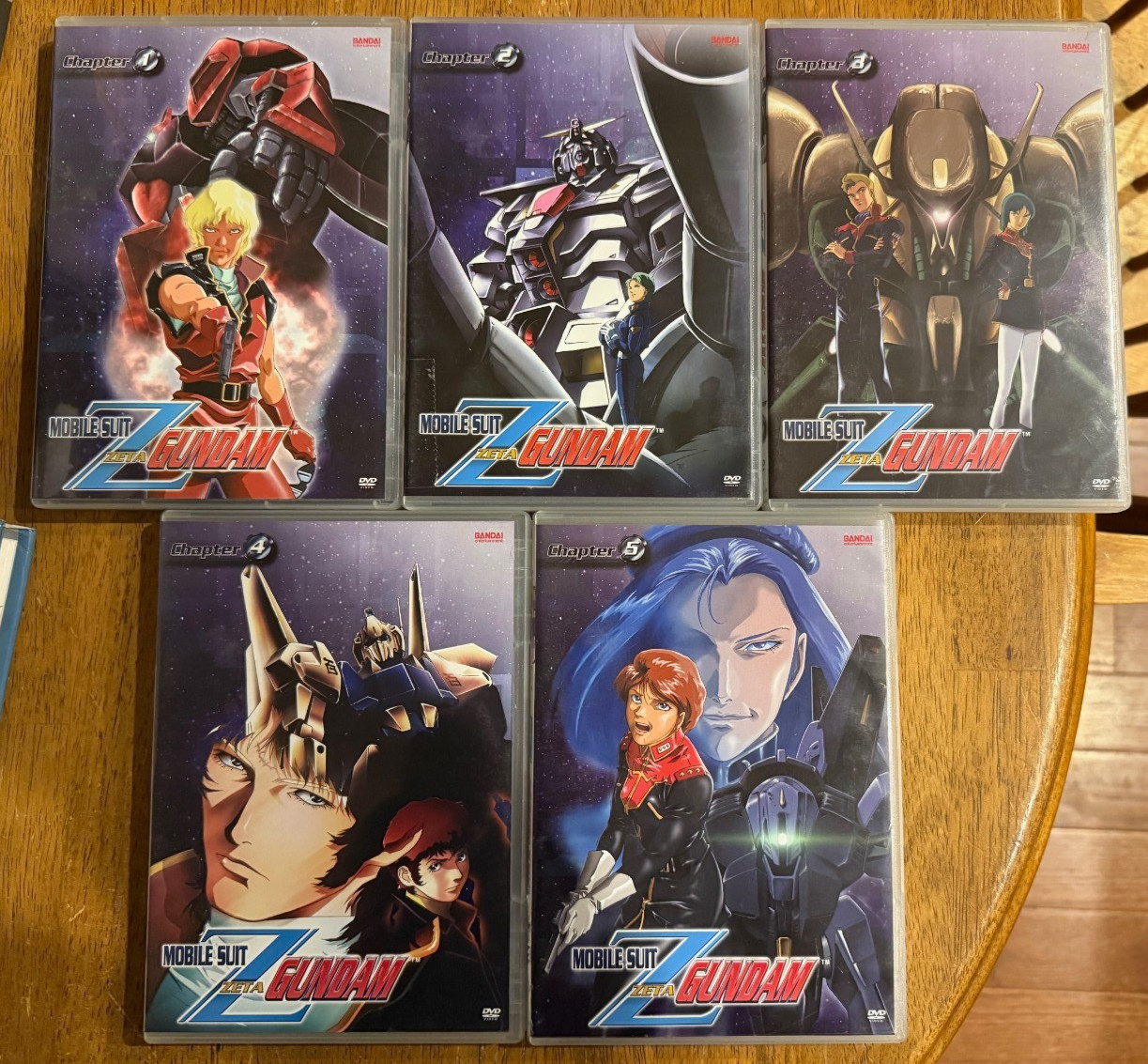 Mobile Suit Zeta Gundam Chapter 1-5 DVD 2006 10-Disc Set