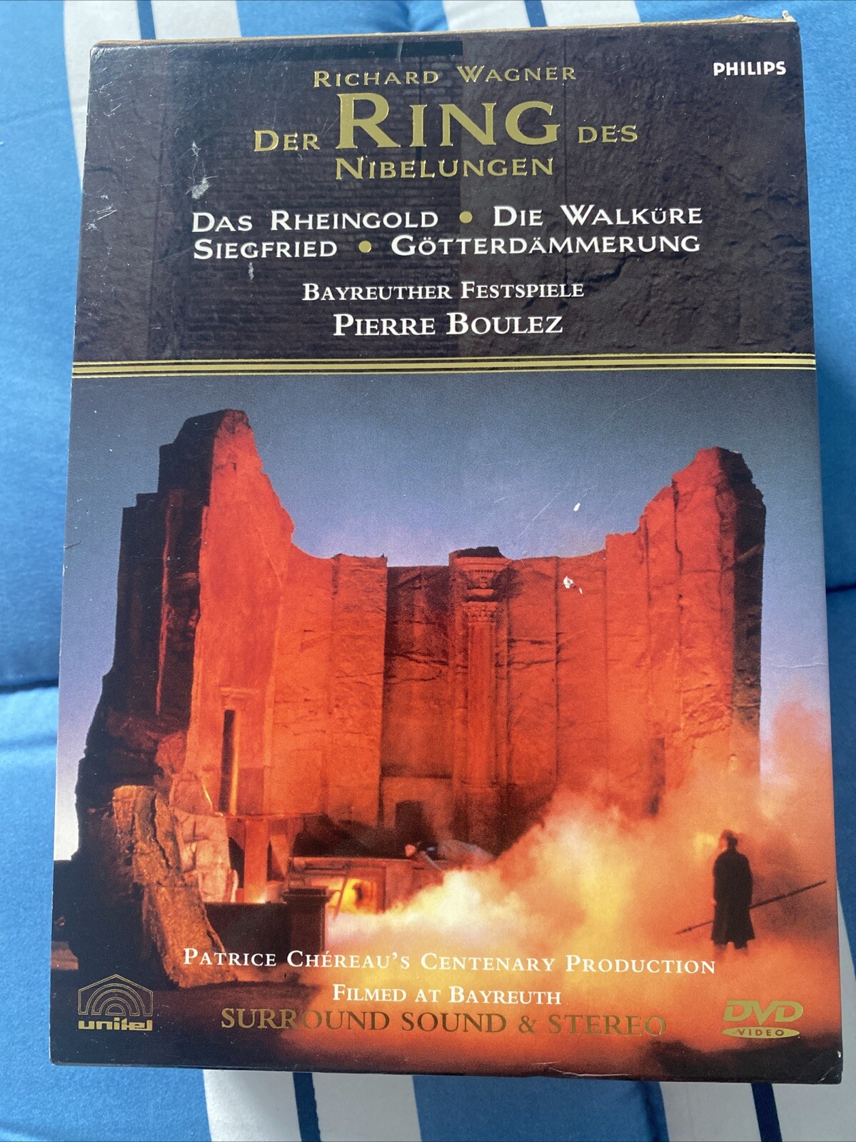 Richard Wagner Der Ring Des Nibelungen DVD Set Pierre Boulez ,Booklets, NTSC