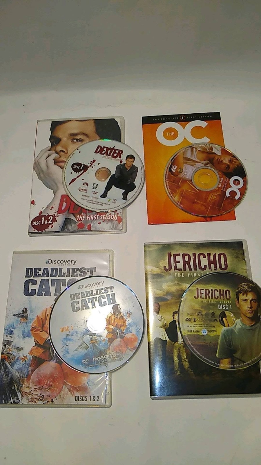 Various TV Series DVD Individual disks. No Case. Single DIsks