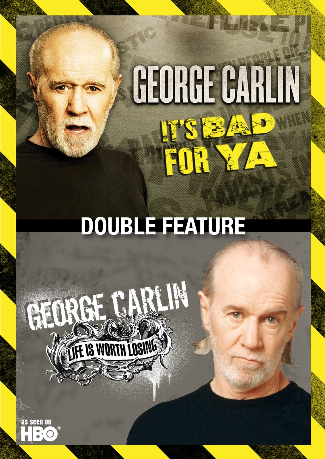 George Carlin: It’s Bad For Ya/Life Is Worth Losing Carlin, George dvd New