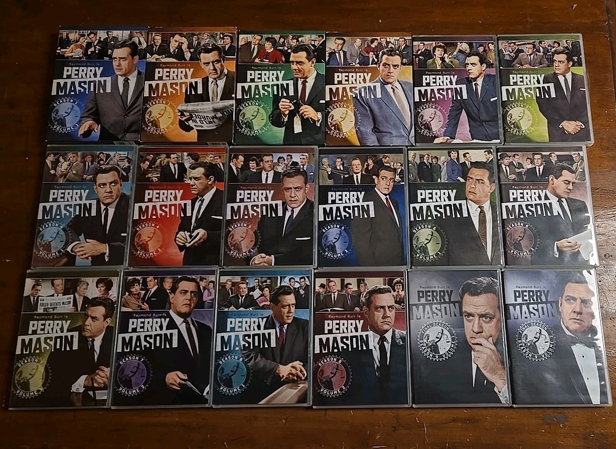 Perry Mason: The Complete Series DVD Set – Seasons 1-9 (72 Discs)