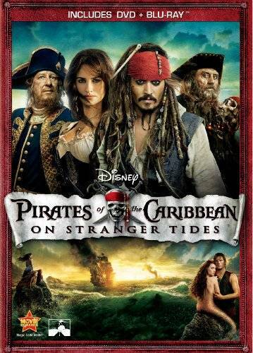 Pirates of the Caribbean: On Stranger Tides (Two-Disc Blu-ray / DVD Combo – GOOD