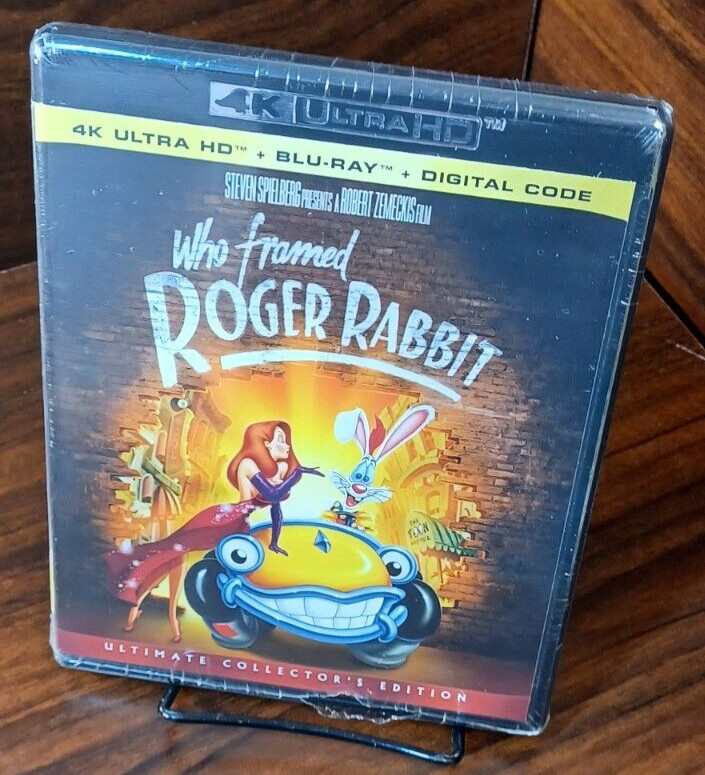 Who Framed Roger Rabbit (4K+Blu-ray)-NEW-Free Shipping with Tracking